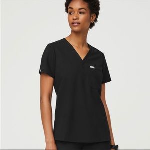 Black Figs Scrub Top